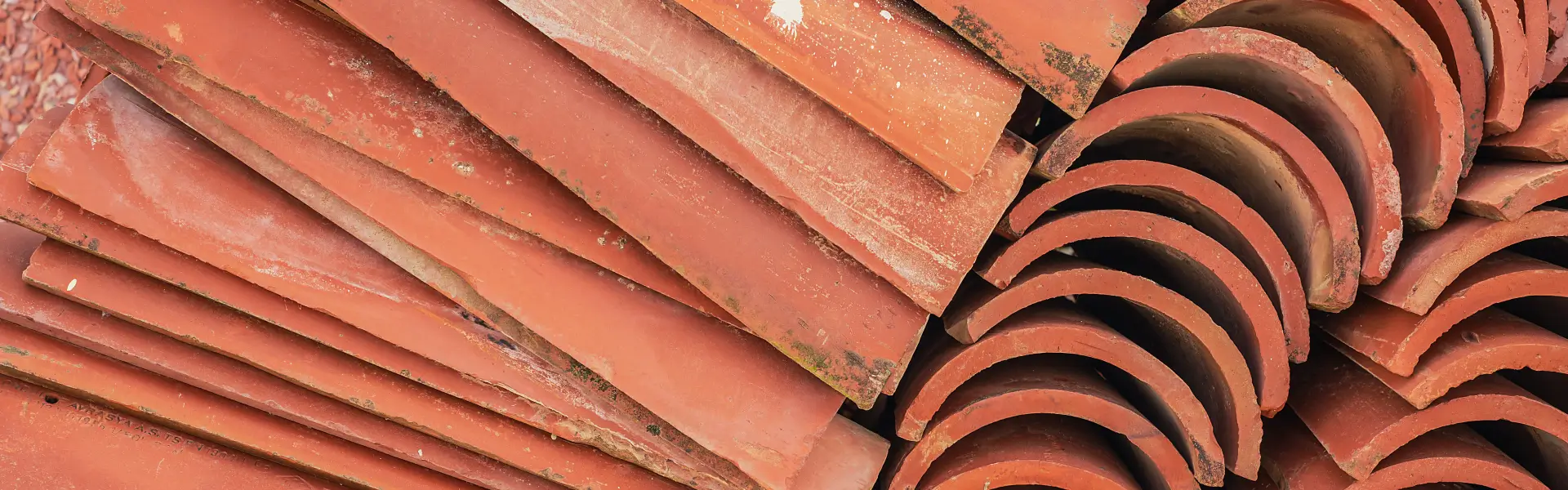 Toitures en tuiles rouge
